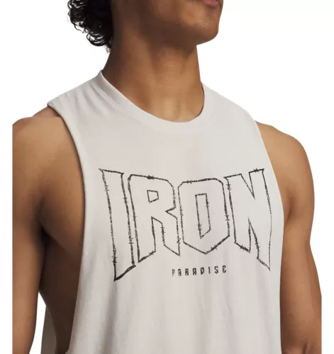 Under Armour Pjt Rck Payoff Tank - stone