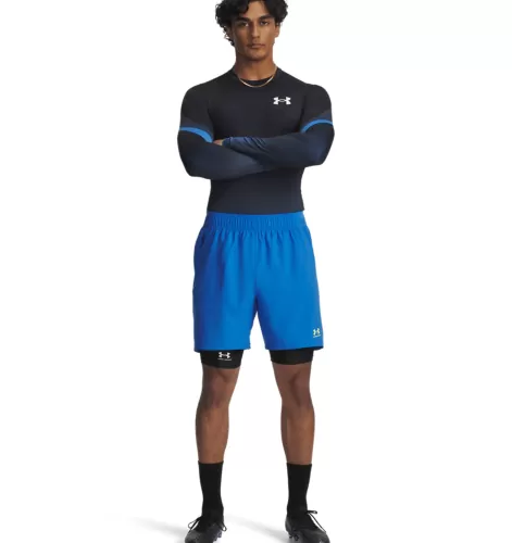 Under Armour Heatgear Sub Crew Ls - blue atlantis