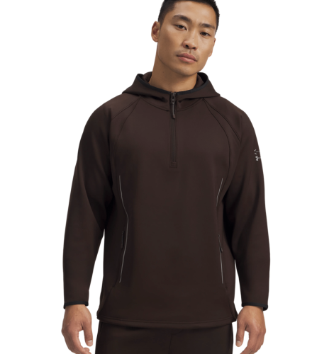 Preview: Under Armour Halo Cw 1/2 Zip - kona brown