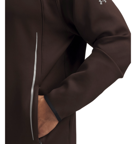 Preview: Under Armour Halo Cw 1/2 Zip - kona brown