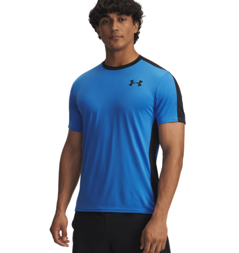 Preview: Under Armour Hg Wordmark Ss - blue atlantis