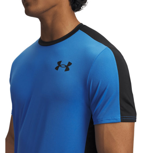 Preview: Under Armour Hg Wordmark Ss - blue atlantis