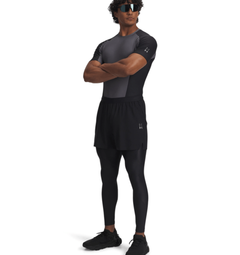 Preview: Under Armour Halo Bonded Auxetic Legng - black