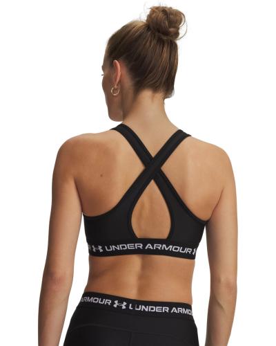 Preview: Under Armour Crossback Mid Bra - ultimate black