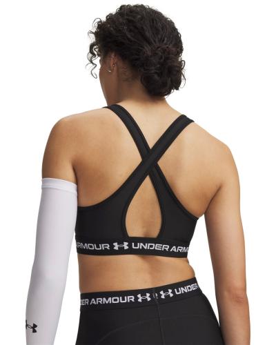 Preview: Under Armour Crossback Mid Bra - ultimate black