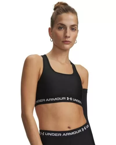 Under Armour Crossback Mid Bra - ultimate black