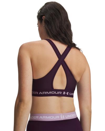 Preview: Under Armour Crossback Mid Bra - purple echo