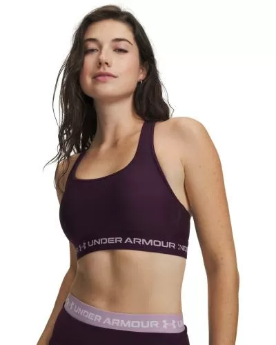 Under Armour Crossback Mid Bra - purple echo