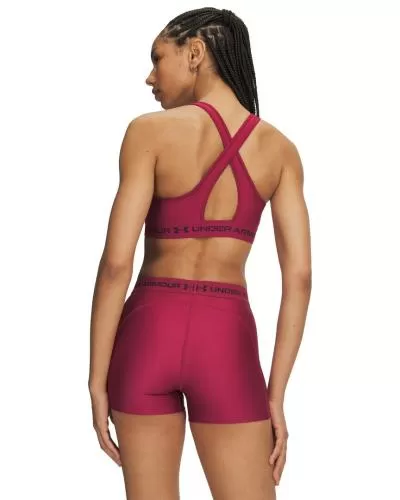 Under Armour Crossback Mid Bra - claret
