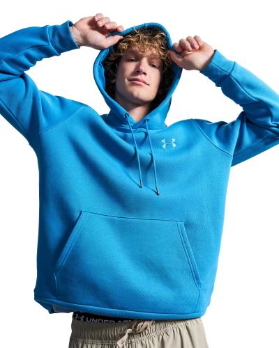 Preview: Under Armour Icon Fleece Hoodie - aegean blue