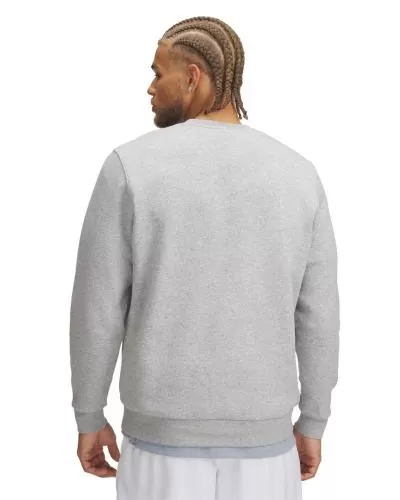 Under Armour Icon Fleece Crew - mod gray light heather