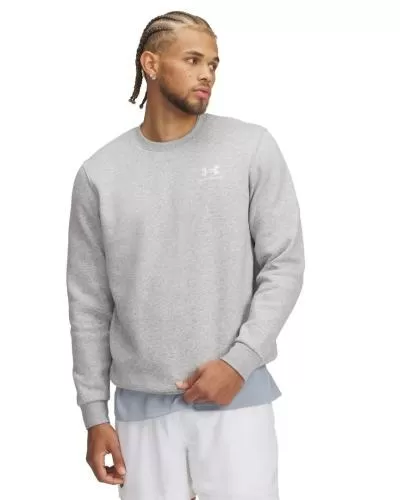 Under Armour Icon Fleece Crew - mod gray light heather