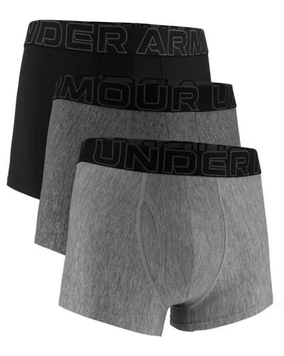 Under Armour Perf Tech Solid 3In 3Pk - steel