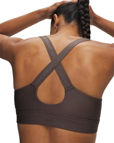 Preview: Under Armour Infinity High Zip 2.0 Bra - peppercorn