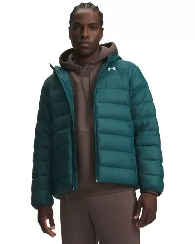 Under Armour Legend Down Hooded Jacket - arden green