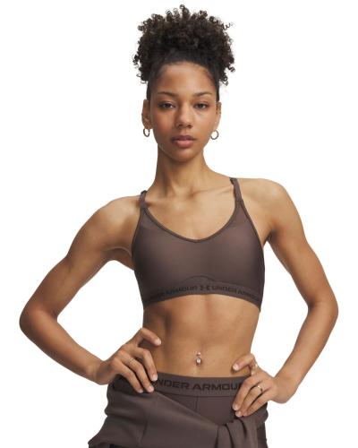 Preview: Under Armour Crossback Low Bra - peppercorn
