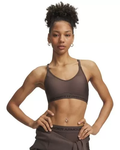 Under Armour Crossback Low Bra - peppercorn