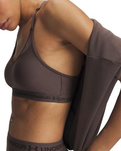 Preview: Under Armour Crossback Low Bra - peppercorn