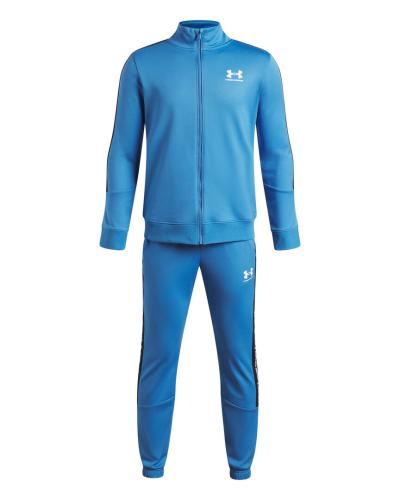Preview: Under Armour B Icon Knit Tracksuit - aegean blue