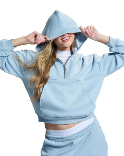 Preview: Under Armour Icon Fleece Hz Hoodie - blue fog