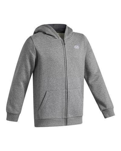 Preview: Under Armour B Rival Fleece Fz Hoodie - castlerock light heather