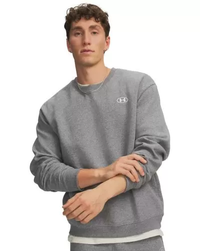 Under Armour Rival Flc Crew - castlerock light heather