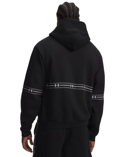 Preview: Under Armour Icon Flc Taped Fz - ultimate black