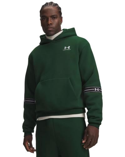 Preview: Under Armour Icon Flc Taped Hoodie - forest green
