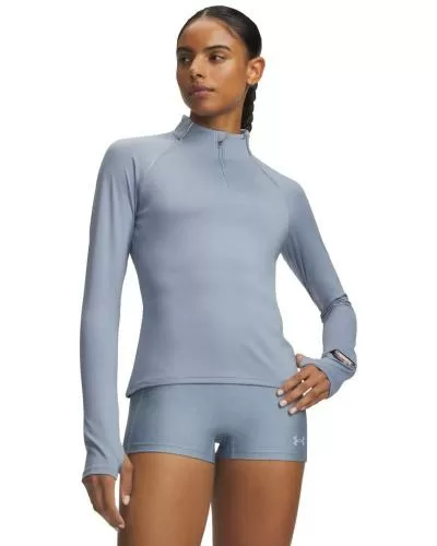 Under Armour Velociti Half Zip - blue wind