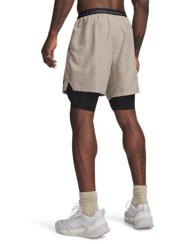 Preview: Under Armour Vanish Wven Short 2.0 2N1 - timberwolf taupe