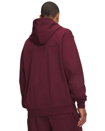 Preview: Under Armour Rival Lw Graphic Hoodie - vintage maroon