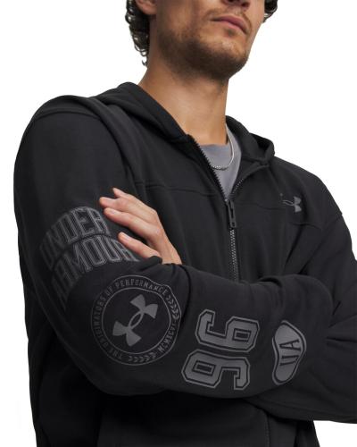 Preview: Under Armour Rival Lw Graphic Fz - black