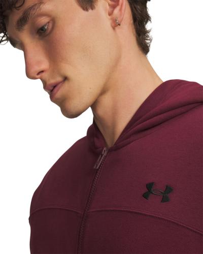 Preview: Under Armour Rival Lw Graphic Fz - vintage maroon