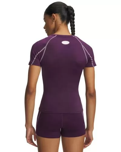 Under Armour Heatgear Elite Ss - purple echo