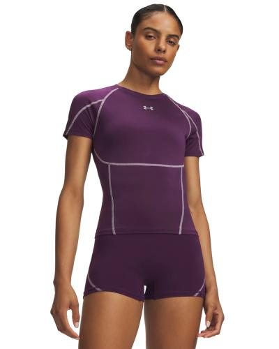 Preview: Under Armour Heatgear Elite Ss - purple echo