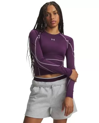 Under Armour Heatgear Elite Ls - purple echo
