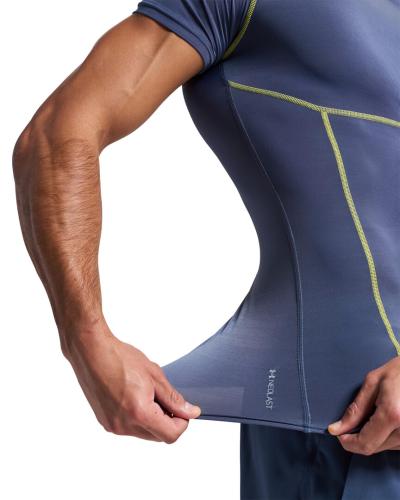 Preview: Under Armour Hg Elite Comp Ss - downpour gray