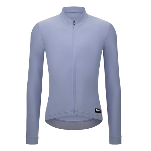 Santini Long-Sleeve Cycling Jersey RTR - azure
