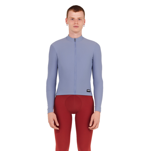 Preview: Santini Long-Sleeve Cycling Jersey RTR - azure