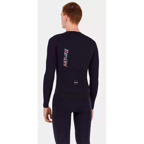 Santini Langarmtrikot Unico Unisex - schwarz