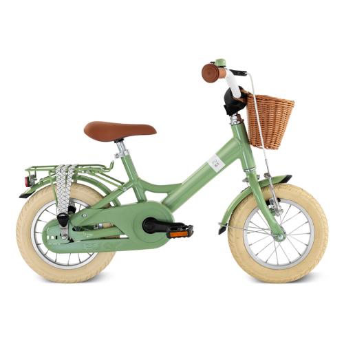 Preview: PUKY YOUKE 12 CLASSIC Alu-Fahrrad retro green, Rücktrittbremse