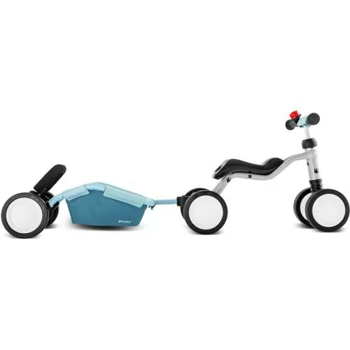 PUKY TRAILY Lauflernwagen retro-blue/blue