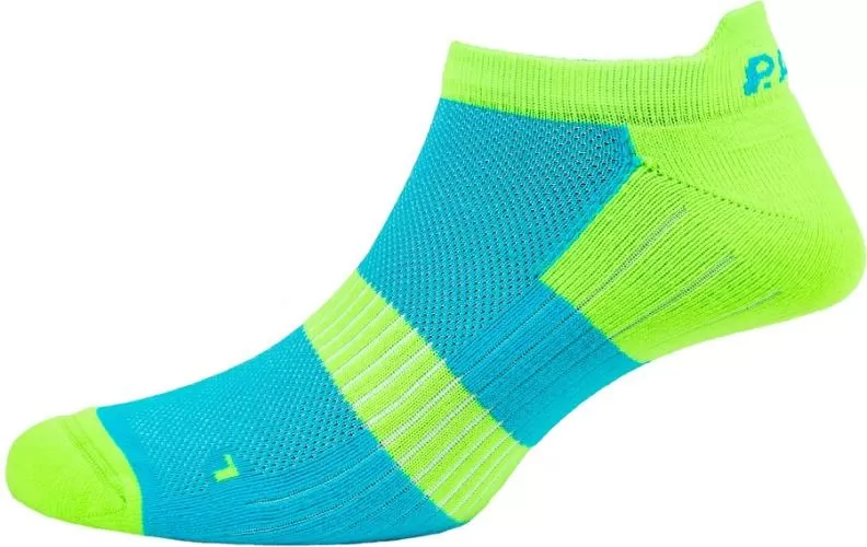 P.A.C. SP 1.0 Footie Active Short Women - cyan-neon green