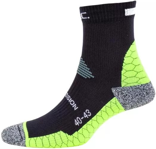 P.A.C PAC RN 6.2 Running Reflective Pro Mid Compression Men - black/neon yellow