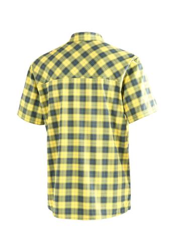 Preview: Maier Sports Kasen S/S M He-Hemd 1/2 Arm el. (142041) - yellow/gren check