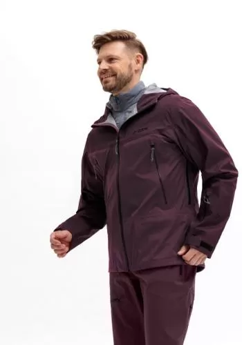 Maier Sports Marsicano 3lg He-Jacke mTEX el 3Lg - rich soil