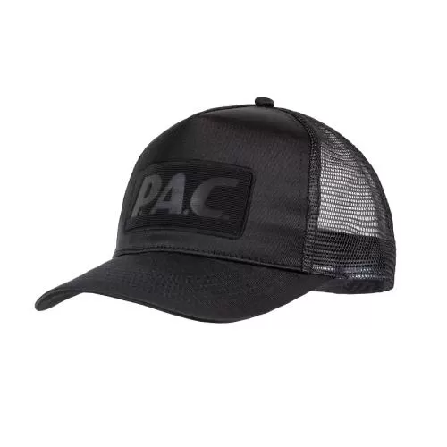 P.A.C. Twill Trucker Cap Rampis - black