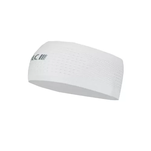 P.A.C. Recycled Seamless Mesh Headband - clear white