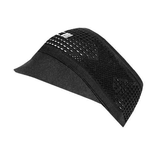 P.A.C. Recycled Seamless Visor Headband - total black