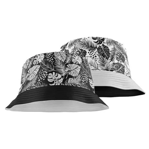 P.A.C. Bucket Hat Ledras S/M - black/white AOP